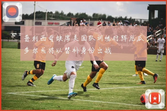 普利西奇缺席美国队训练对阵厄瓜多尔或将以替补身份出战